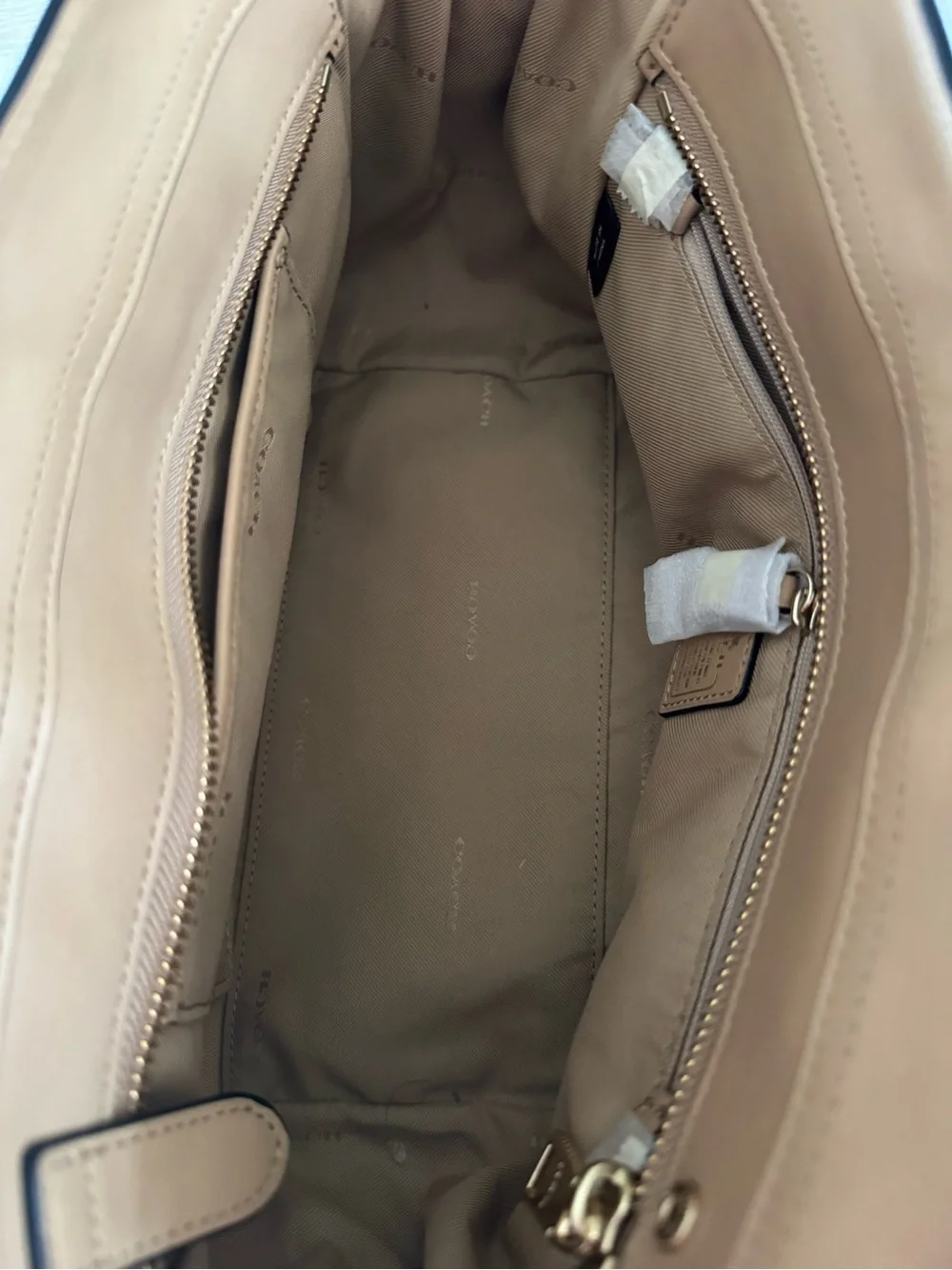 Coach structured satchel